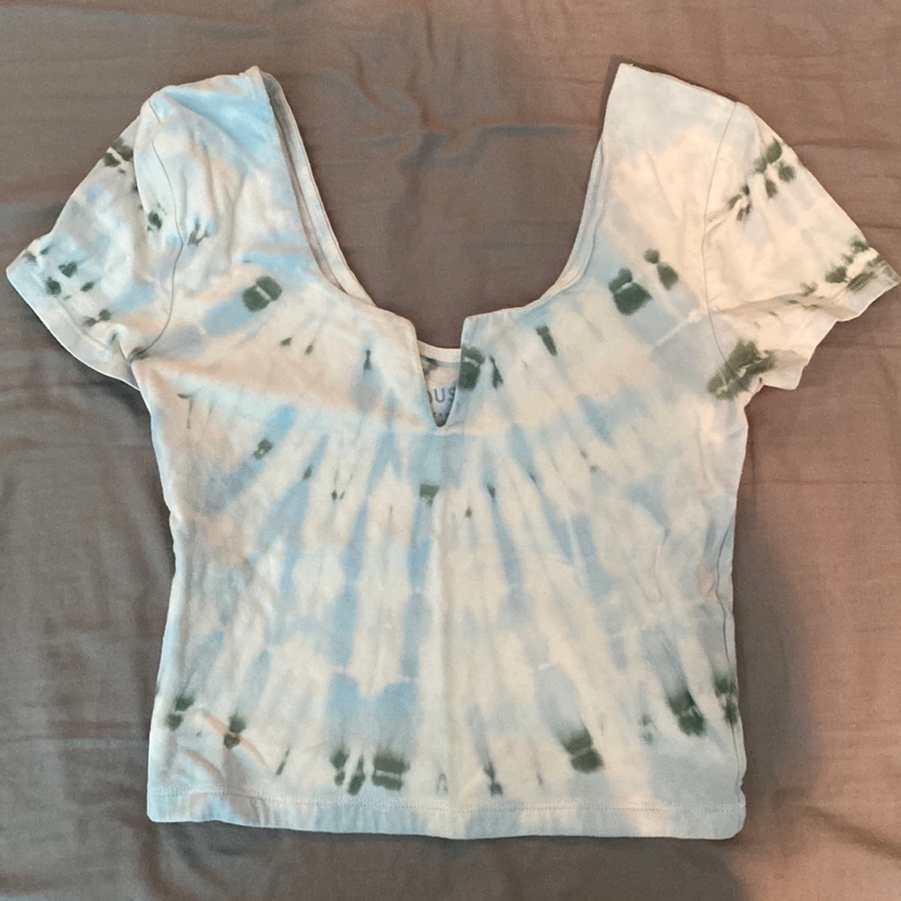 Super soft tie dye crop top